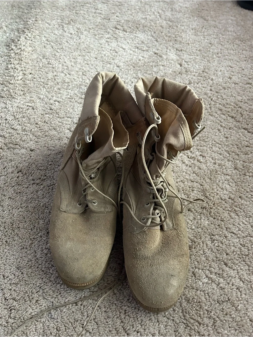 Desert Tan Military Combat Boots